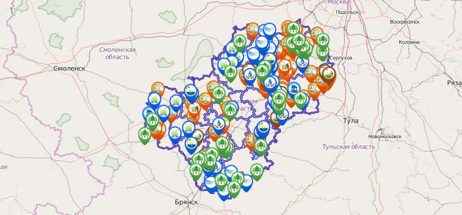 Экологическая карта калуги
