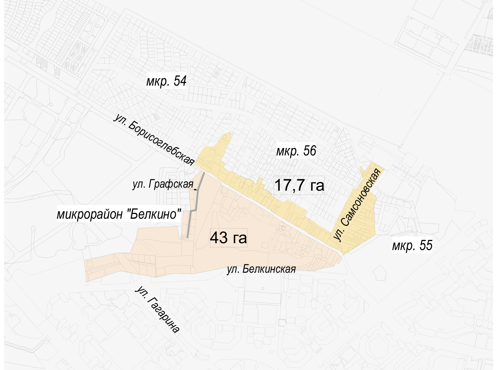 Карта обнинска с улицами