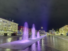 Фонтаны на ул. Лейпунского / Fountains in Leypunsky St.