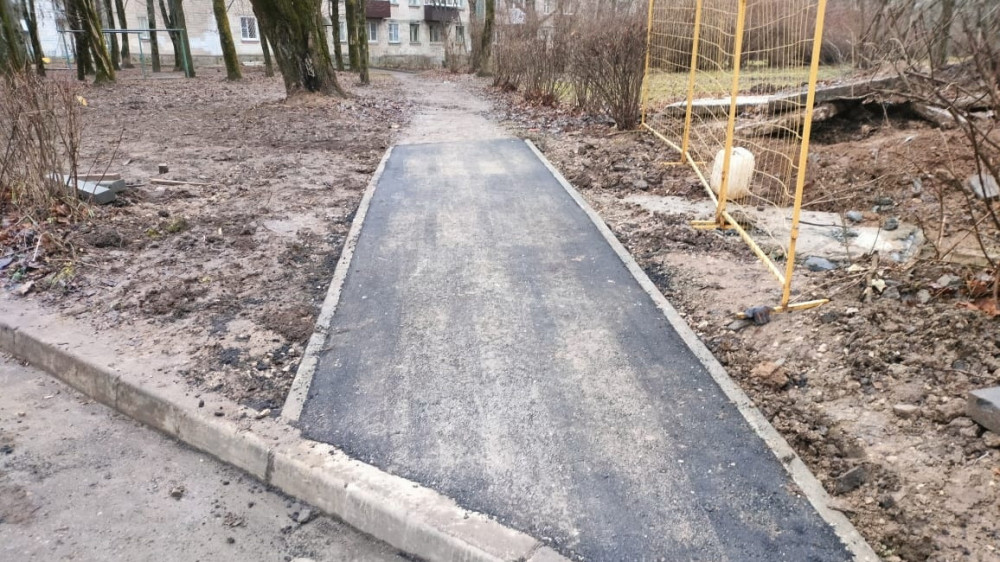 РИР восстанавливает благоустройство на ул. Энгельса